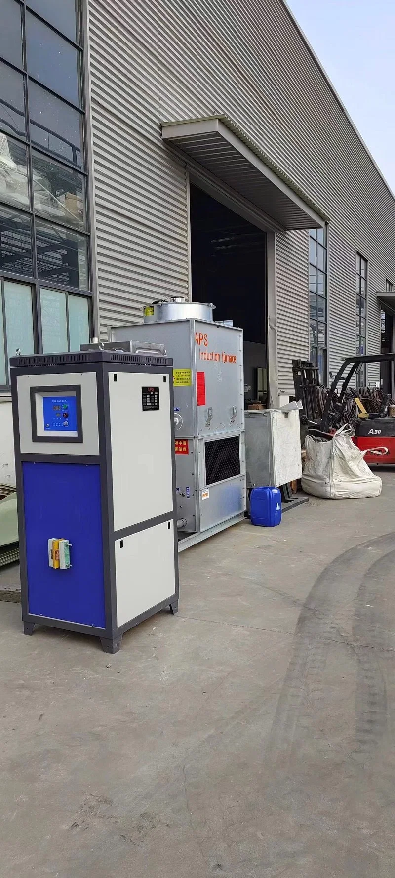 Industrial Aps Metal Electric Aluminum Machine Scrap 250kg Tin Melting Furnace with ISO