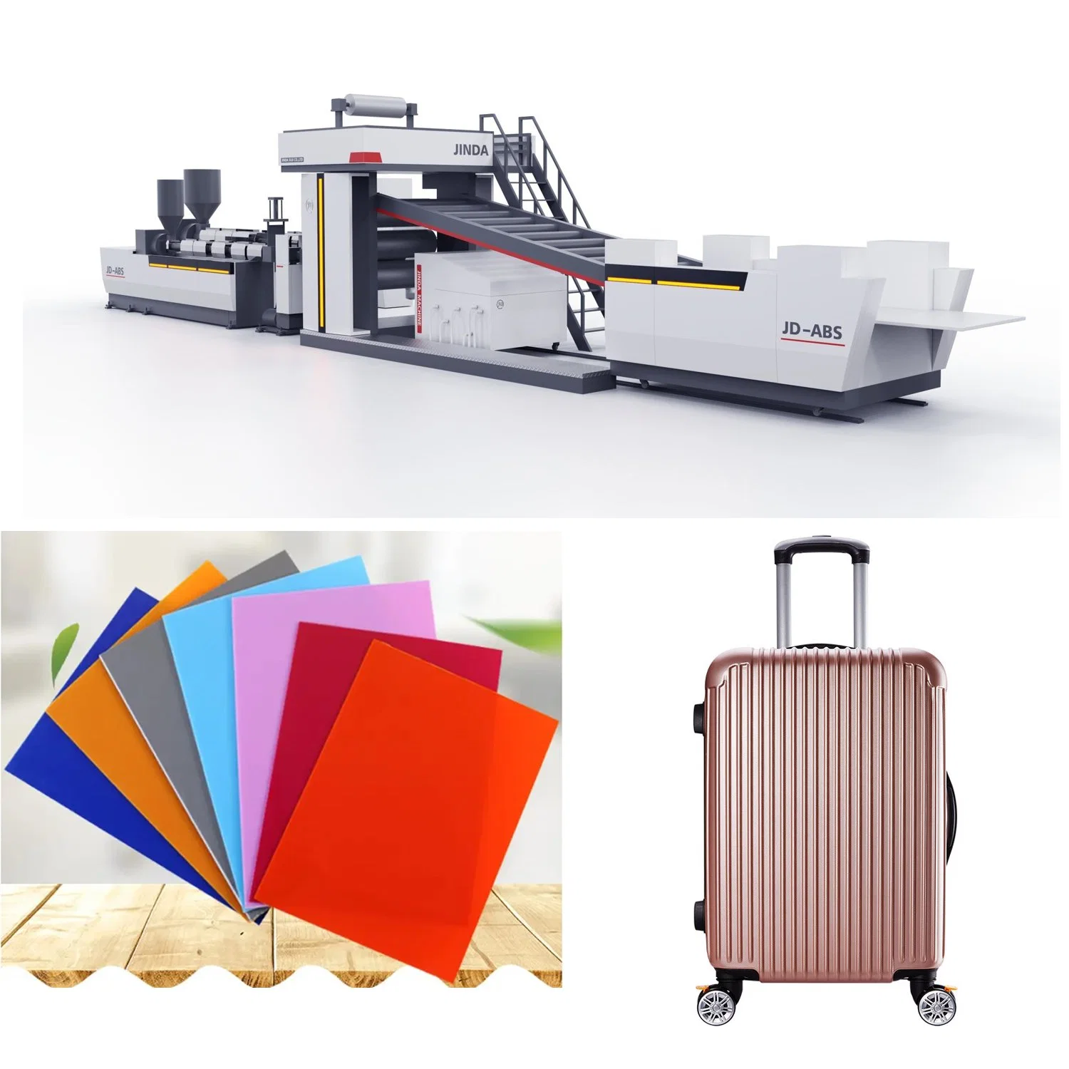 PET-Kunststoff-Extruder/Kunststoff-Pet/APET/PETG-Blatt-Extrusionsmaschine/Produktionslinie