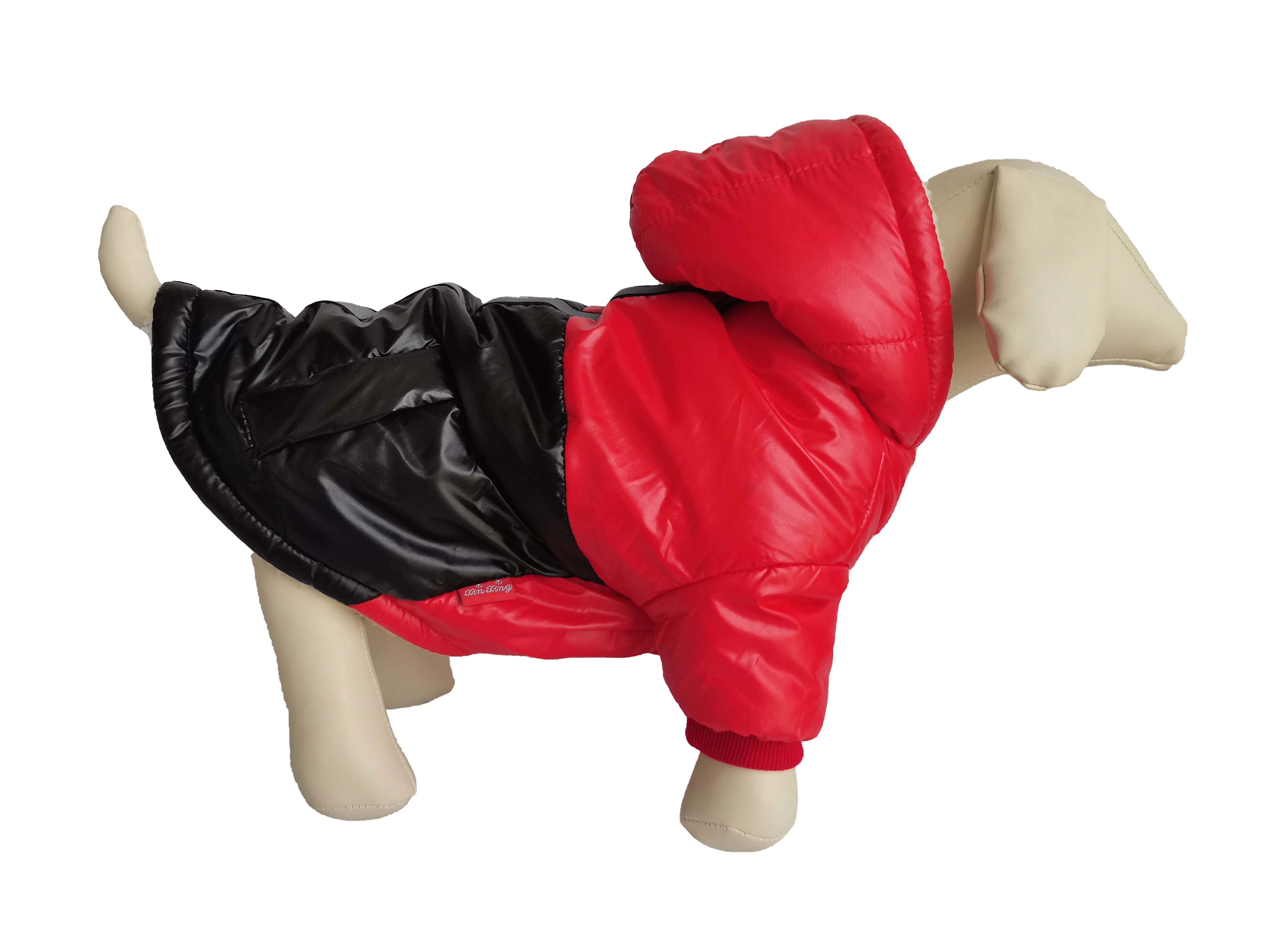 Водонепроницаемый теплый флис собака зимой Hoodies светоотражающие покрытия Пэт одежды