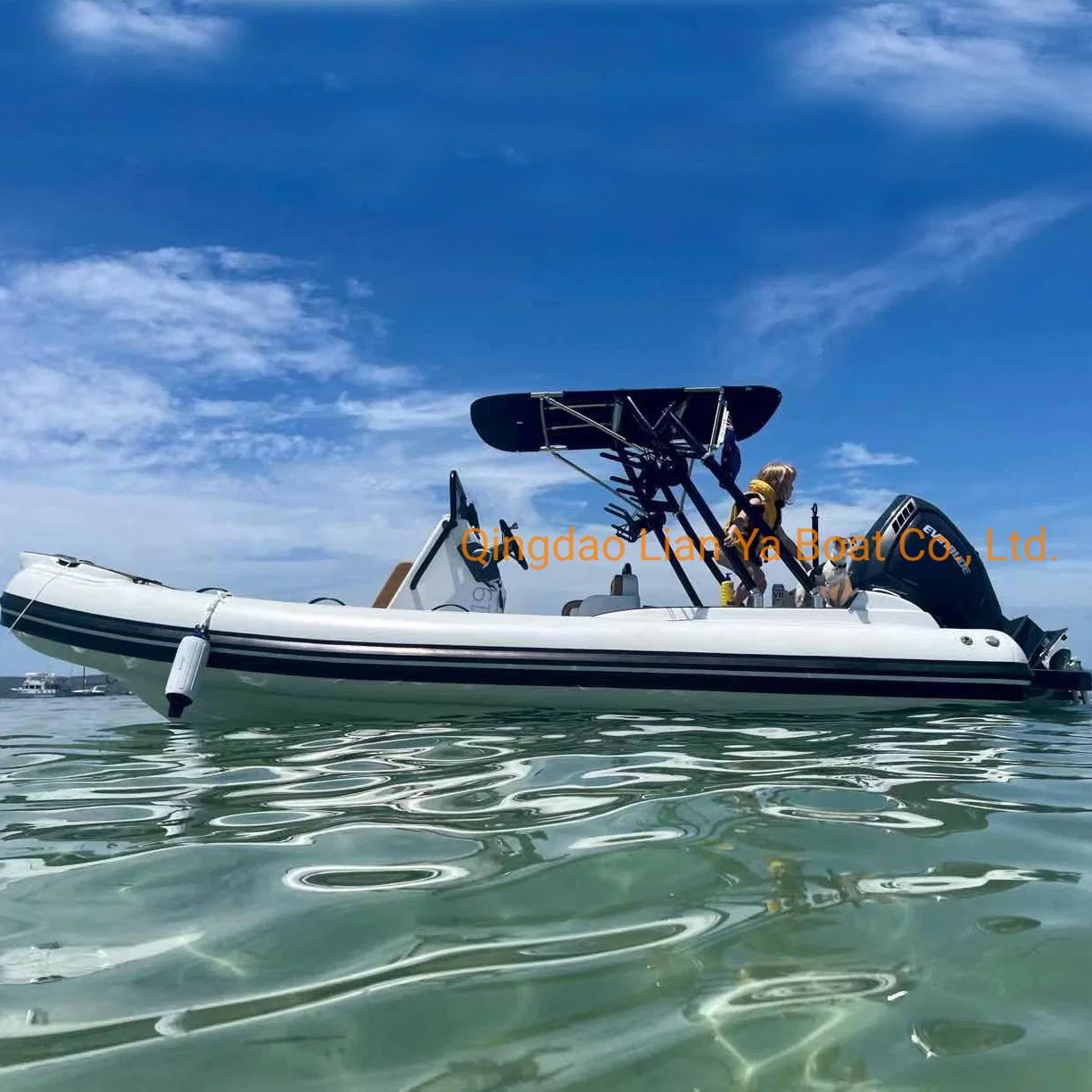 Liya 6.6m Large Rib Boat Sailing Boat Fiberglass Motor Boat