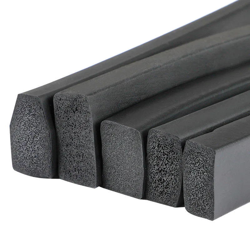 Solid Rubber Strip Customized Sealing Strip Oil Resistant Square Strip