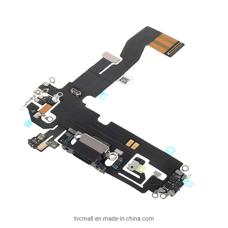 1: 1 Scale High-Quality Charging Port Flex Cable Part (without Logo) for iPhone 12 PRO 6.1 Inch (High Copy) - Black