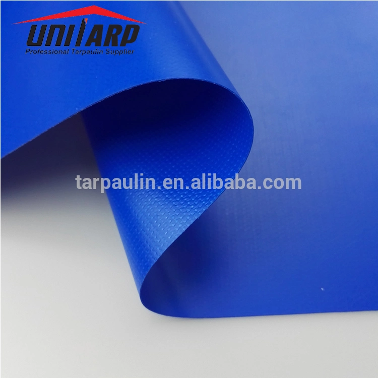 High Glossy 4000n Tensile Strength PVC Coated Textile for Trailer Covers