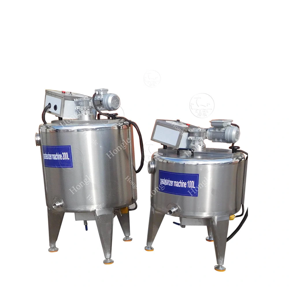 Milk Pasteurizer Tank 50L 500L 10ton Yoghurt Pasteurizing Machine and Pasteurizer