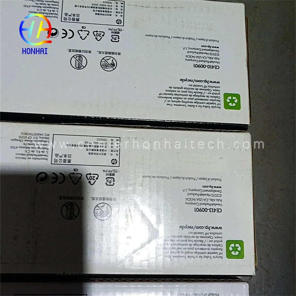 خرطوشة الحبر لطابعات HP Color LaserJet Prom300 400m 351A M451DN طابعات الليزر طراز M375nw M475DN CE410A CE4411 CE412 CE413 الأصلية قطع الغيار