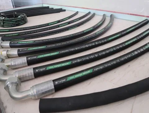 Hydraulic High Pressure Hose Assembly Imported Hydraulic Hose Hydraulic Hose Peeling