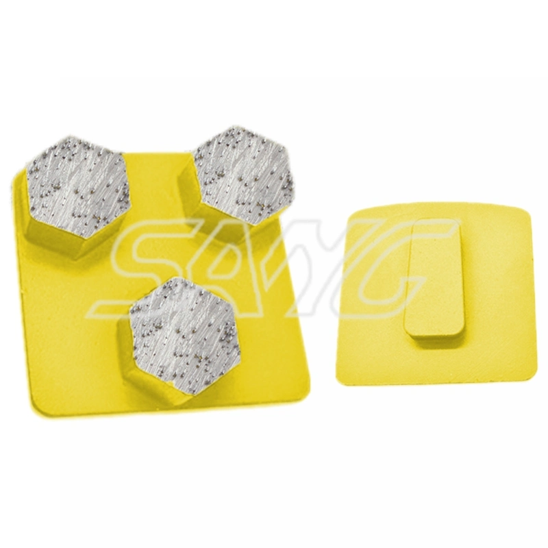 Metal Bond Concrete Gloor Grinder Diamond Grinding Shoes Plate Block