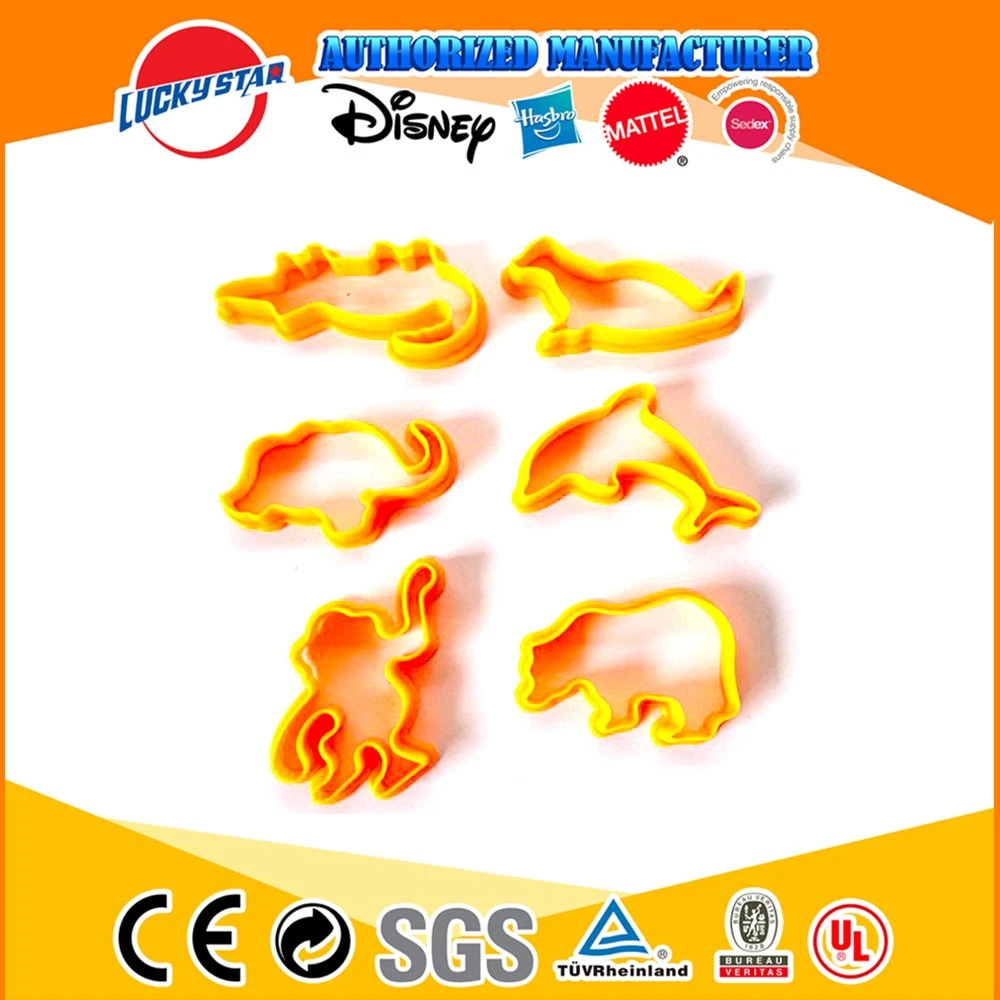Animal Shaped Plastic Toy Clay Cutter Mould Promotion Gift