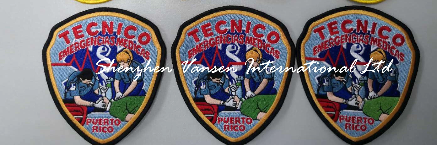 Custom Top-Quality Iron-on Embroidery Patch/Emblem in 11 Colors