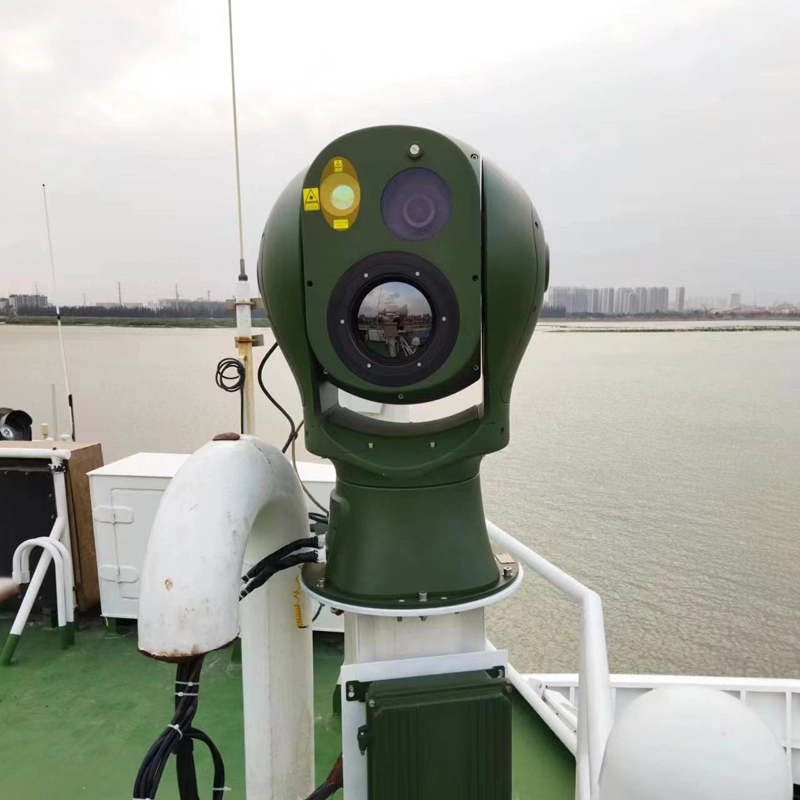 Coastal Surveillance Day Night MID-Range Multi Sensor Auto Tracking PTZ Uncooled Thermal Imaging Camera System