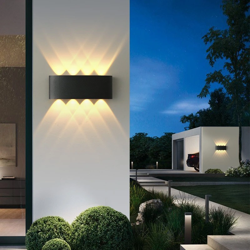 New Design Energy Saving Lamp LED Wall Lighting Waterproof Garden Outdoor Bracket Wall Light