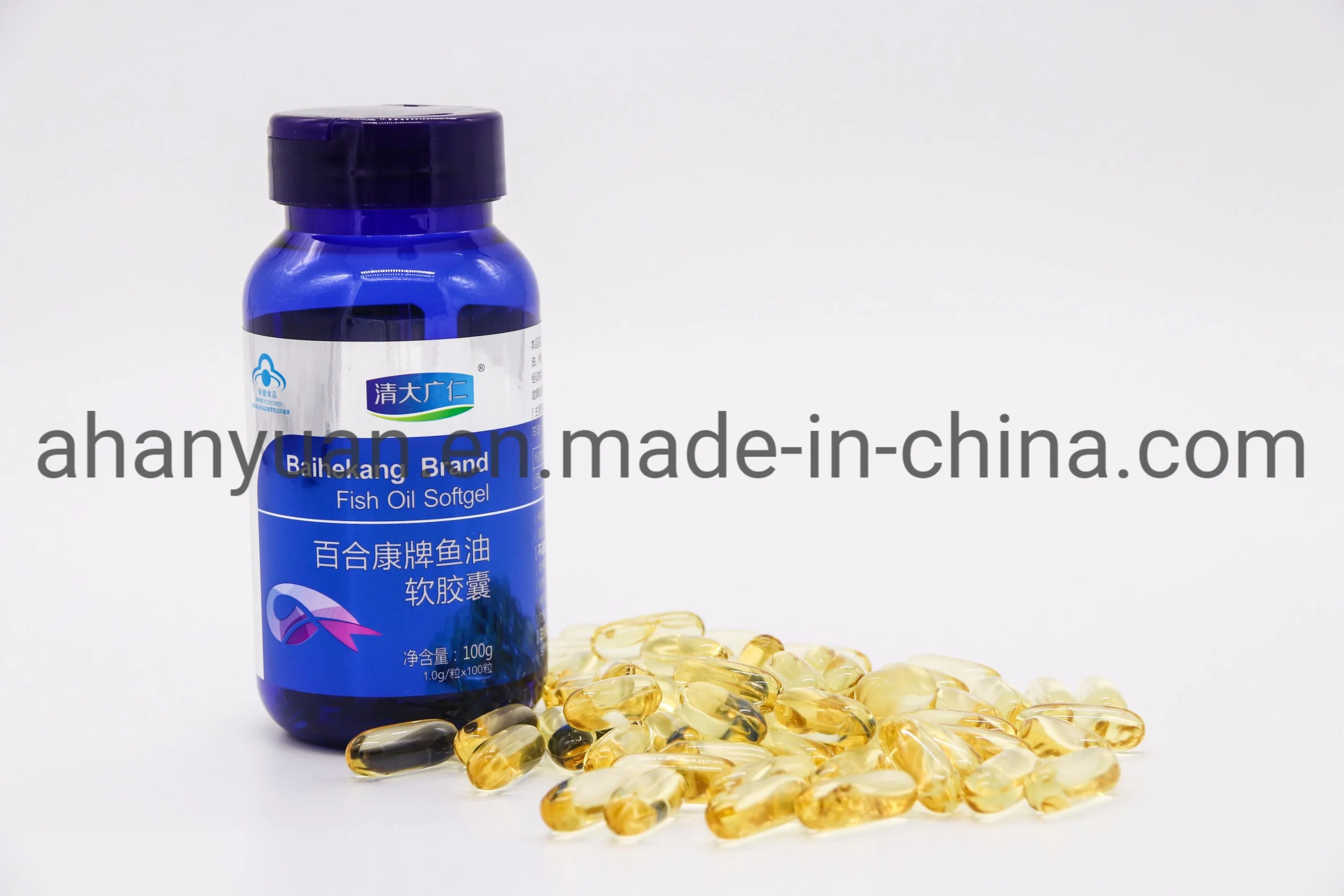 Plant Extract Pure Natural Herbal Health Products Fish Oil Softgel Enhance Immunity Prevent Thrombosis Regulating Blood Lipid