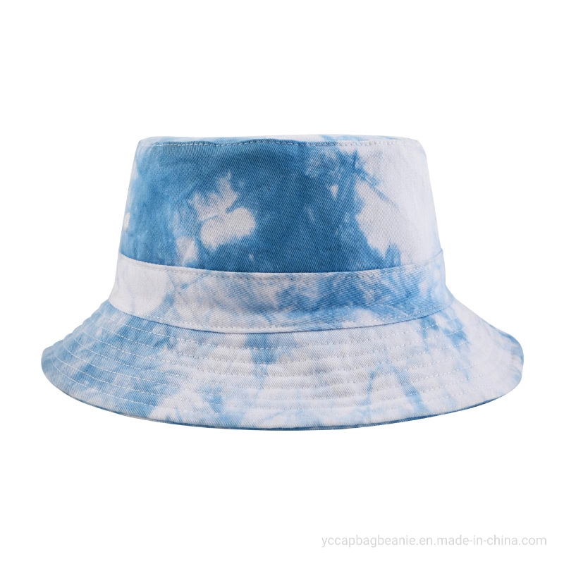 Custom Fashion Tie Dye Colorful Sun Bucket Hat