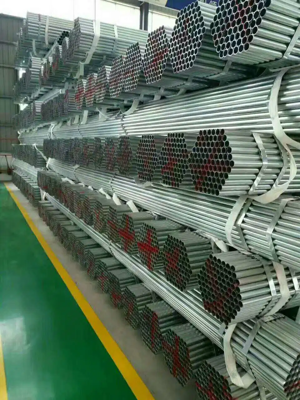 Gi Pipe Specification Corrugated Galvanized Steel Culvert Pipe Per Meter for Greenhouse Frame