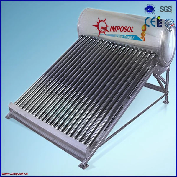 Painted Compact Copper Coil Solar Water Heater