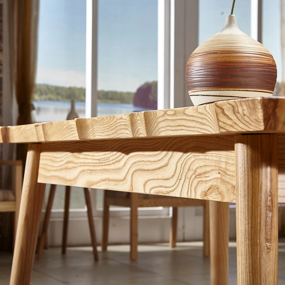 Mesa de Café de Madera Natural Roble sólido moderno Living Room Furniture Diseñador