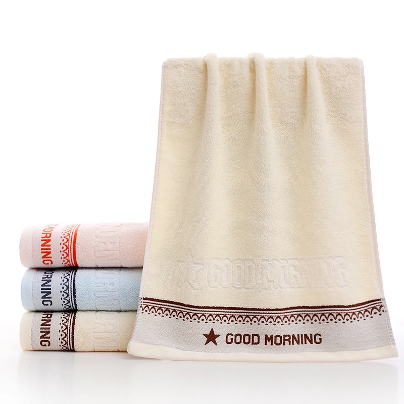 Customized Embroidery Logo 100% Cotton Face Towel High-Grade Bath Towel Set