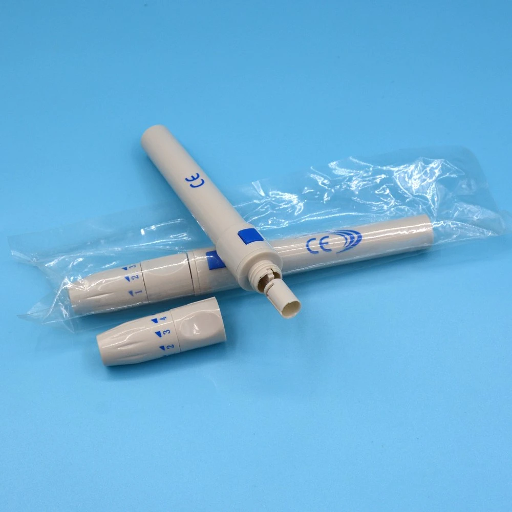 Blood Sampling Device Compatible Most Lancets Plastic Collection Pen