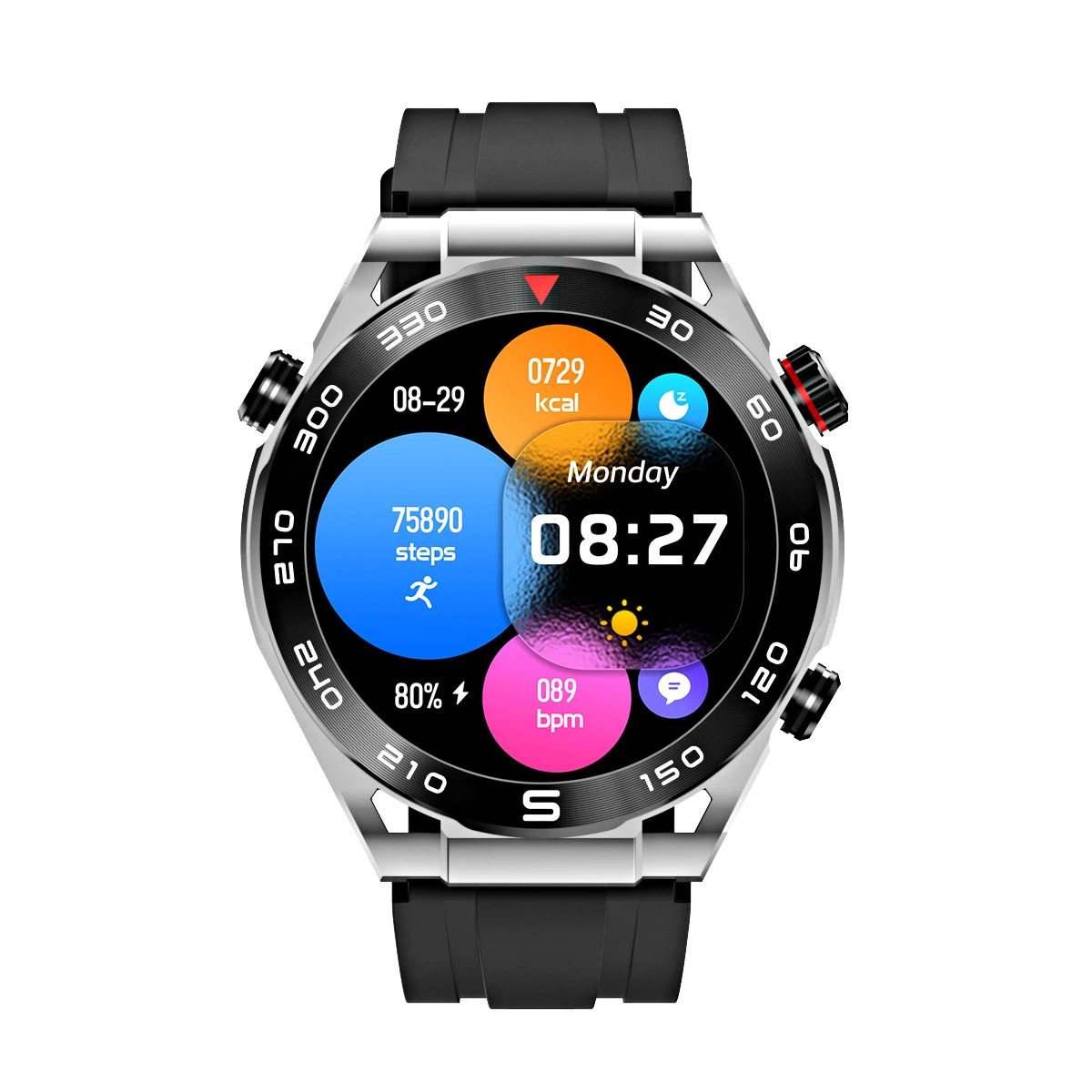 Dernière montre intelligente HD Ultimate 1,52 pouces étanche IP68 pour hommes, montre intelligente Amoled Ultimate.