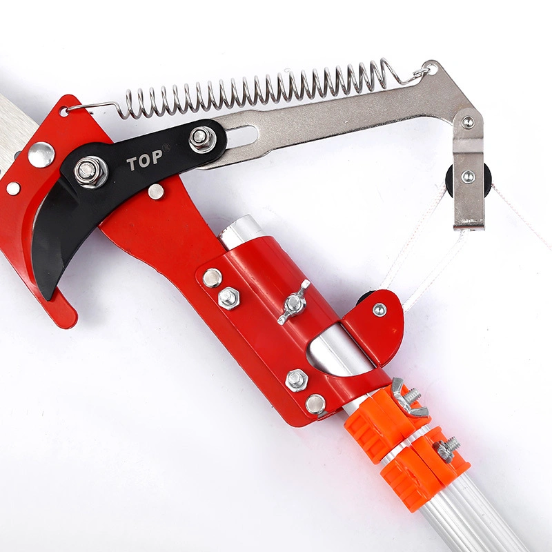 Manual Pole Saw Long Reach Handle Bypass Pole Tree Pruner