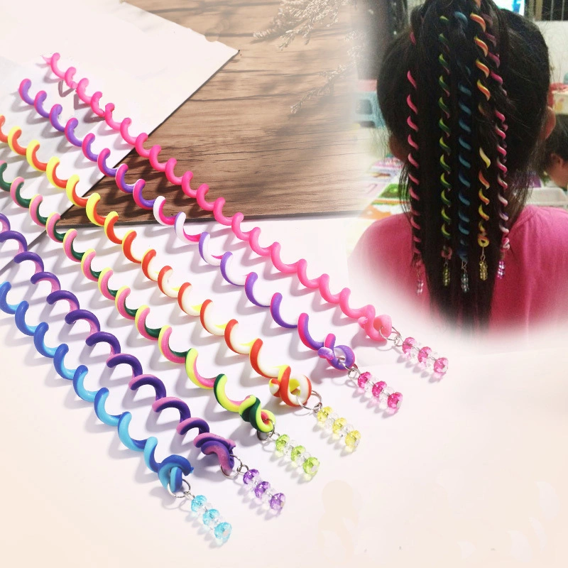 Children's Color Braid Artifact Girl Braid Curly Hair Little Girl DIY Styling Tools Headdress Hair Ornaments