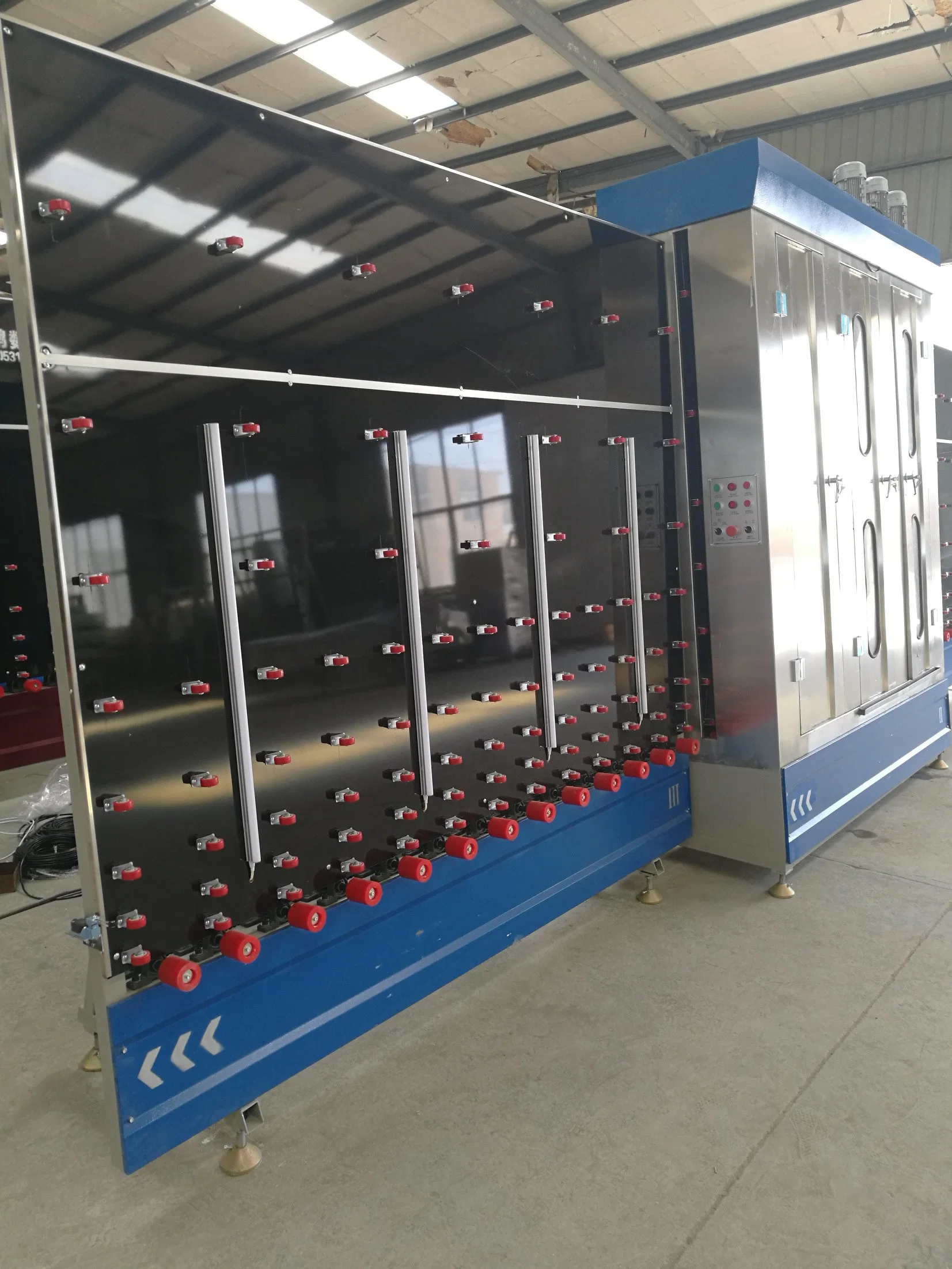 Automatic Glass Washing Drying Vertical Glass Cleaning Equipment for Sale