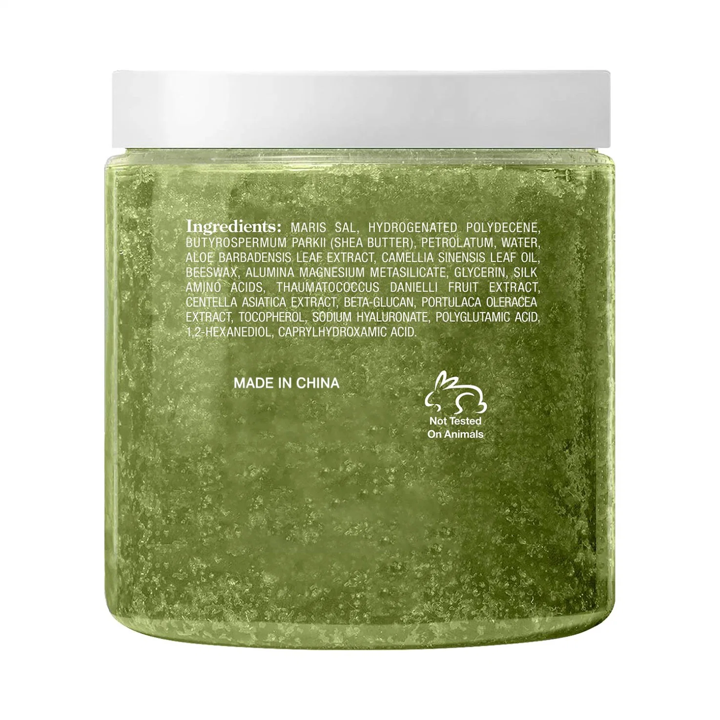 Private Label Skin Care Face Exfoliator Skin Scrub Organic Natural Matcha Green Tea Body Scrub