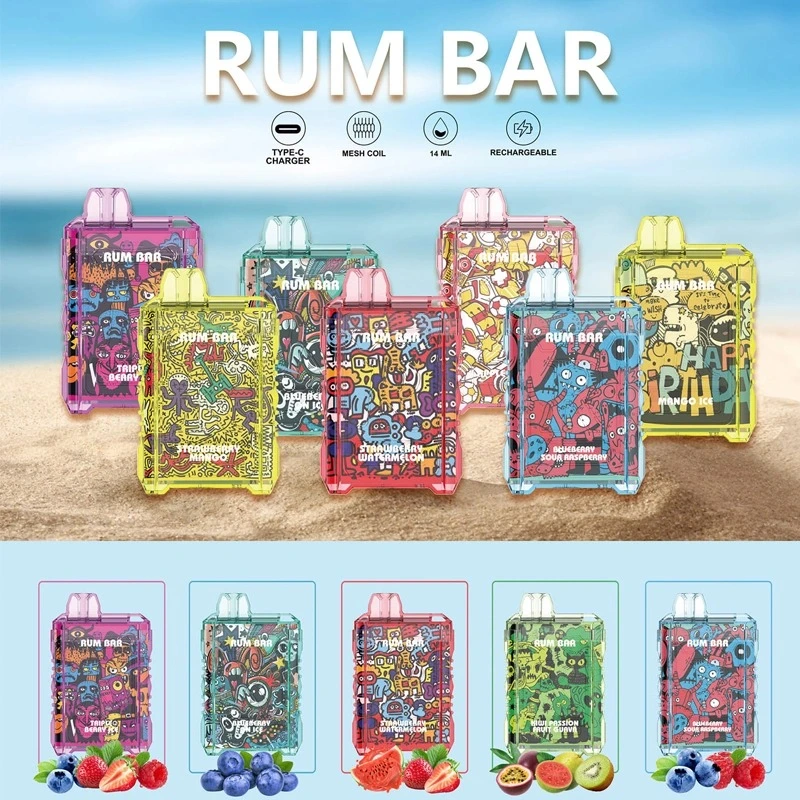 Custom Wholesale Disposable Vape Rum Bar 10000 Puffs Randm 9K Bar à tête de Hookah Vape Fun Alibaab Pen