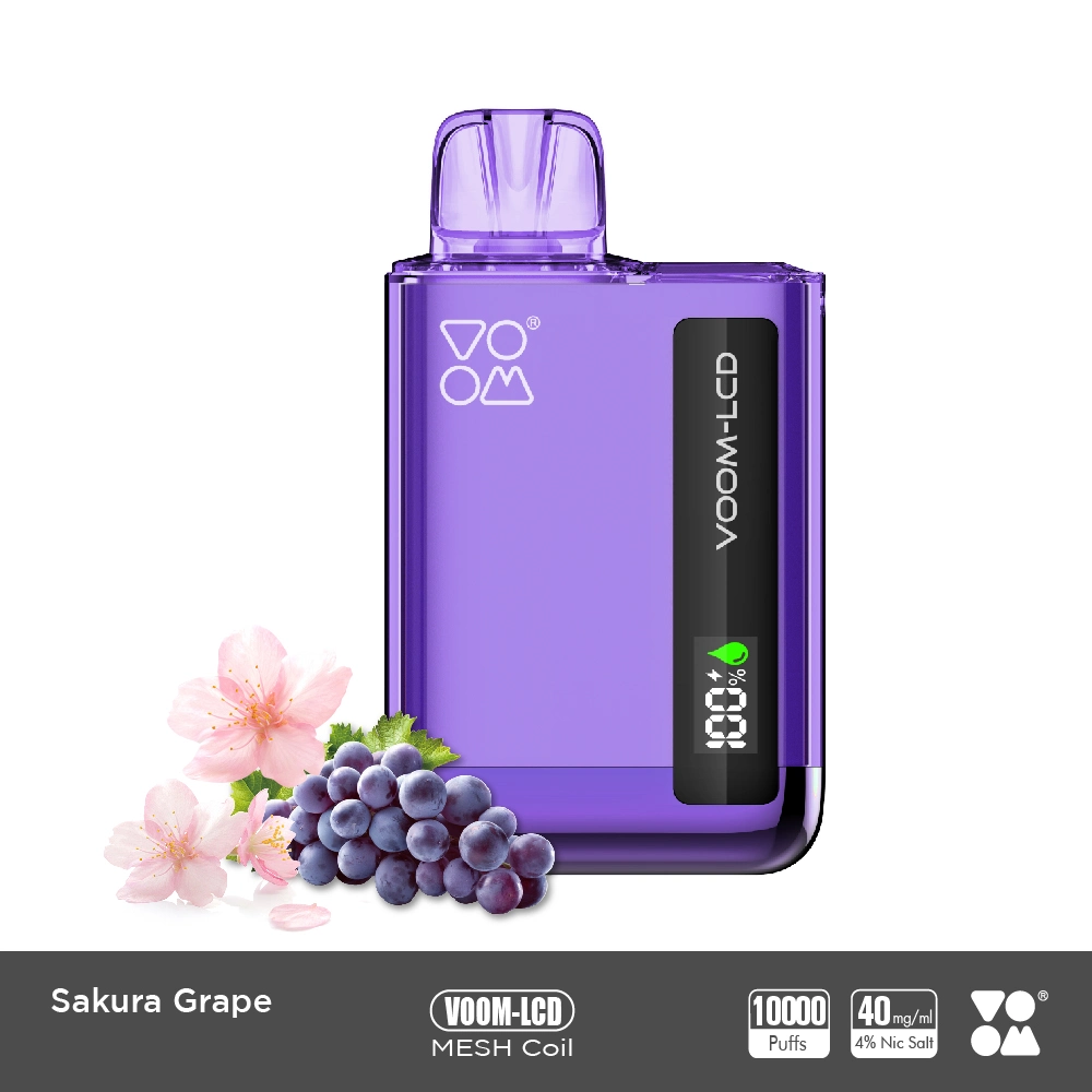 Vente directe en usine écran LCD Vape vaporisateur personnalisé stylo 20 ml Voom 10000 puffs Vente en gros E cigarette