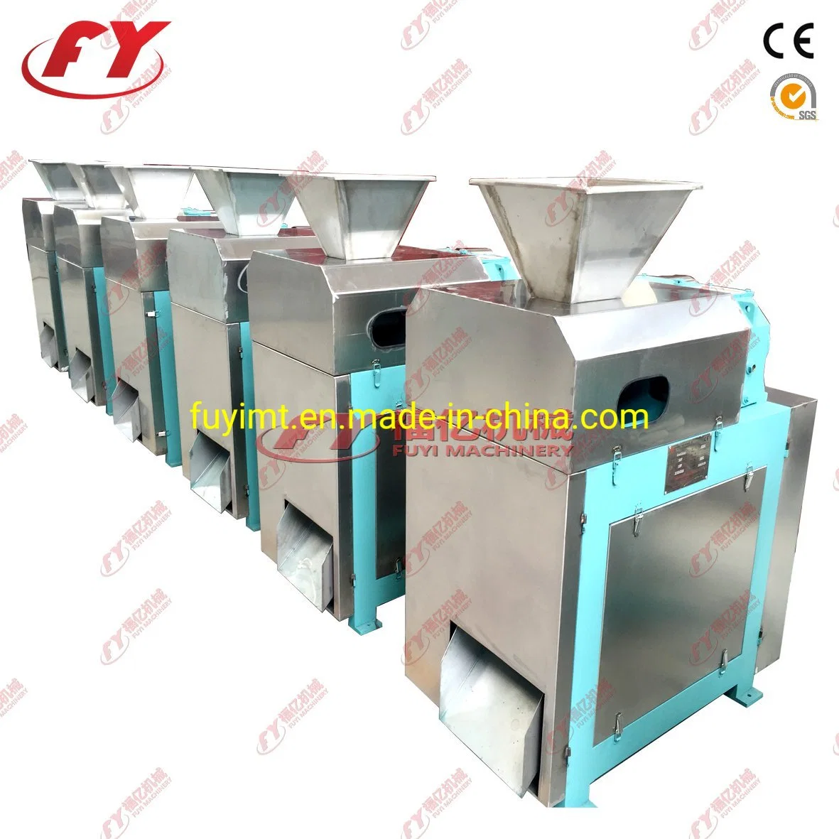 Energy Saving Double Roller Pressing Granulation With Compact Structure