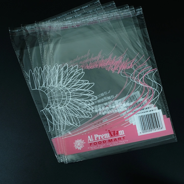 Bread Packaging Bag Customized Print Self-Adhesive Plastic Packaging Bag