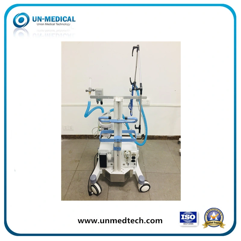 Un Medical Hfnc High Flow Nasal Cannula Oxygen Therapy with Air Oxygen Compressor