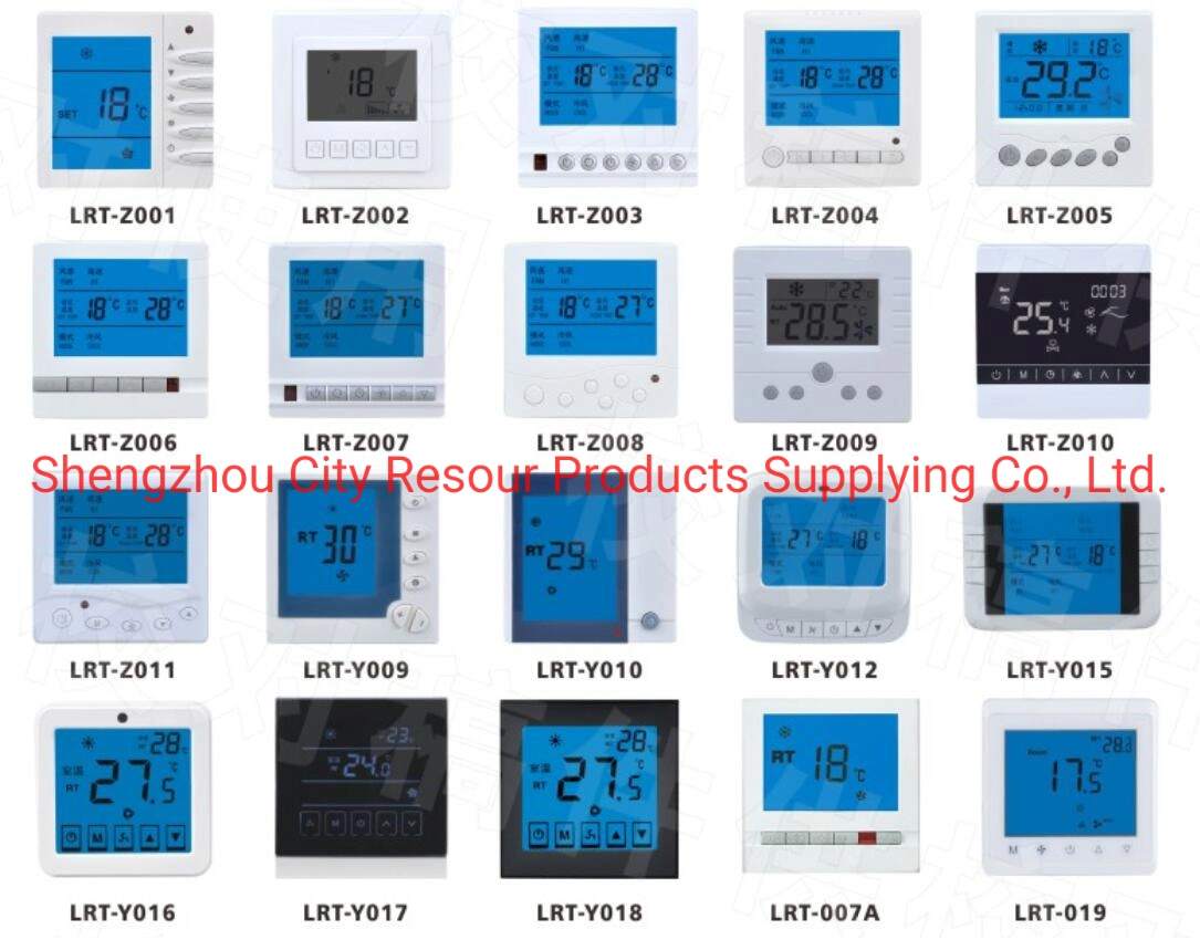 Aire acondicionado termostato LCD, aire acondicionado Controlador, Interruptor de aire acondicionado