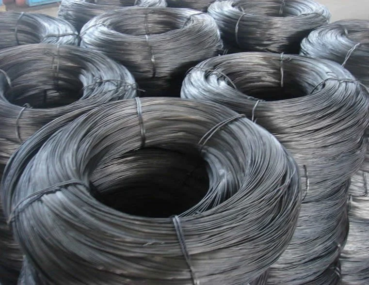 Black Wire Raw Material for Nail Making Machine Wire Nails Hb Wire 1.24mm Double Black Annealed Twisted Wire