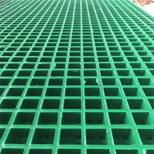 38*38mm Anti Slip FRP Fiberglass Reinforced Plastic Molded Grating Panel for Floor Sidewalk Platform