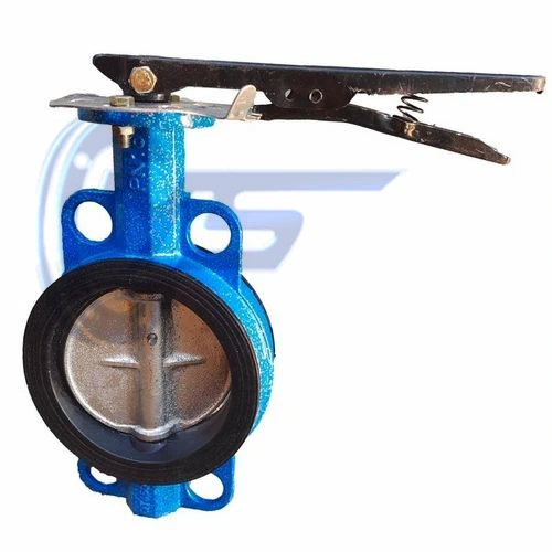 DIN GB JIS Center Line Gggg50 Butterfly Valve مع مقبض