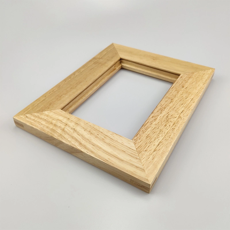 Factory Direct Sale Wooden Picture Frame Table Simple Rubber Wood Photo Frame