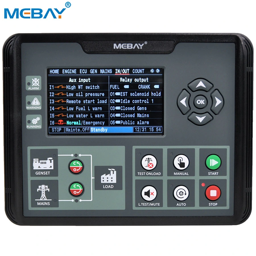 DC72dr Mebay Remote Monitor ATS Amf Generator Controller