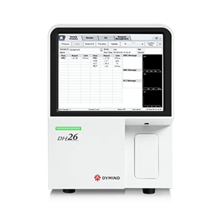 Dh26 vs. Dymind Df55 DF50 Dymind pour compteur de cellules sanguines Mindray Dh36 Dh26 analyseur d'hématologie instruments d'analyse clinique machine CBC