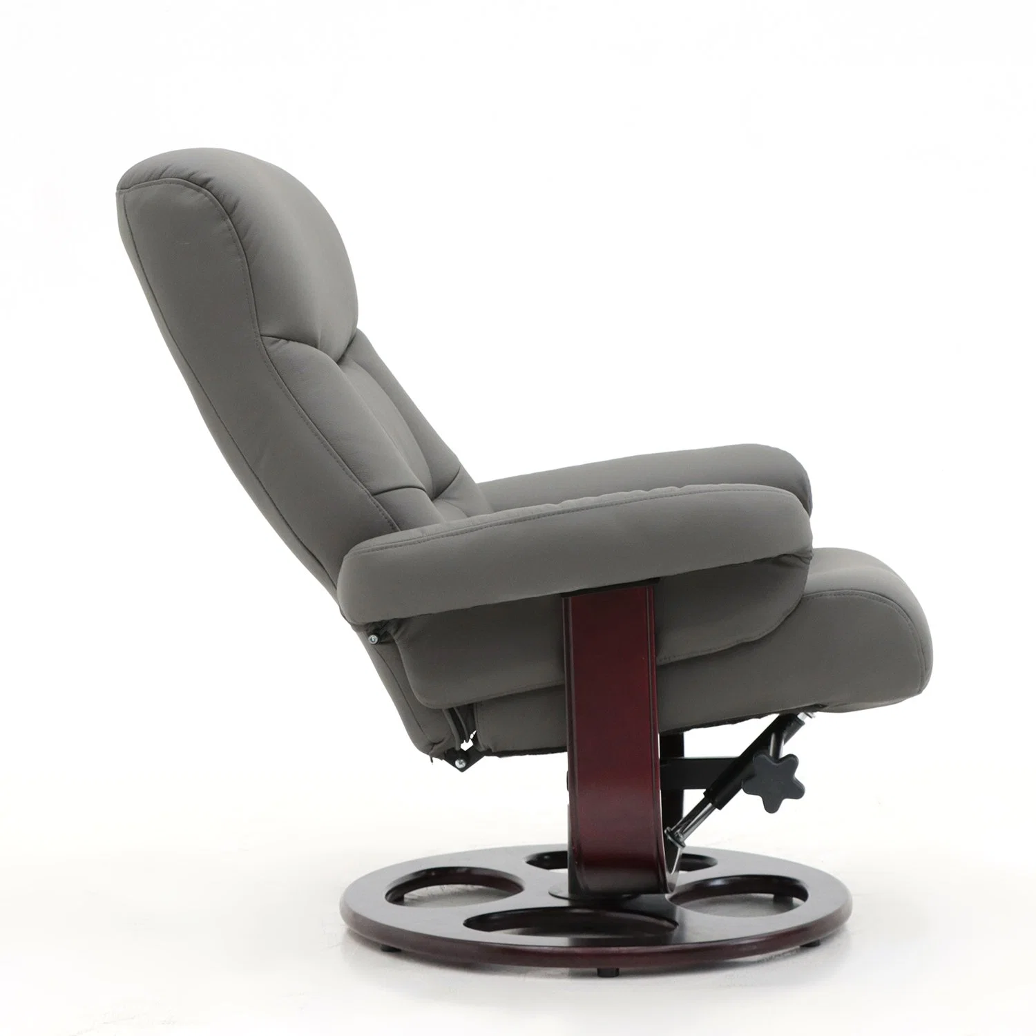 Geeksofa Modern Swivel Freizeit Recliner Stuhl mit Ottomane