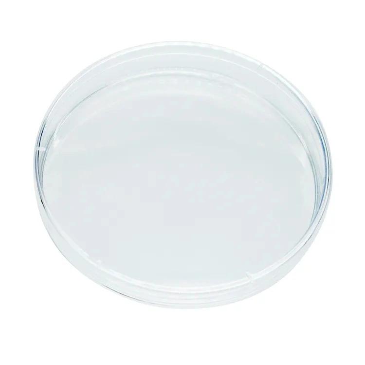 Lab Use Disposable Transparent Round Plastic Sterile Petri Dish Cell Culture Dish