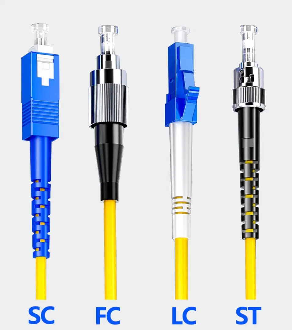 Cordon de raccordement en fibre optique multimode simplex St/LC