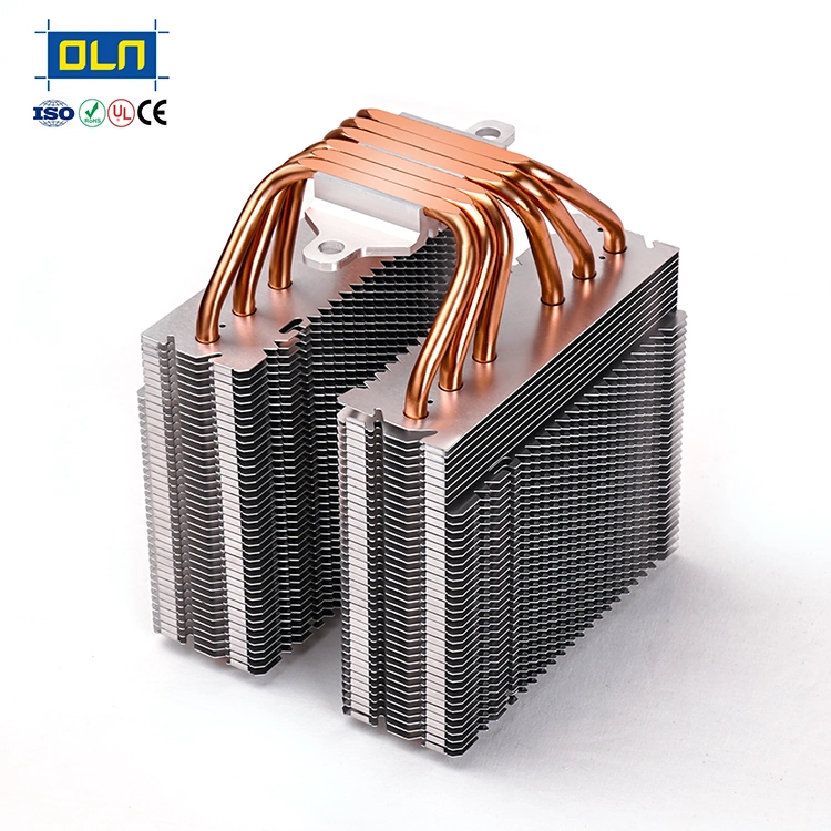 High Quality Support OEM Server Buckled Fin Heat Sink Production Specifications Depend on Customer Needs