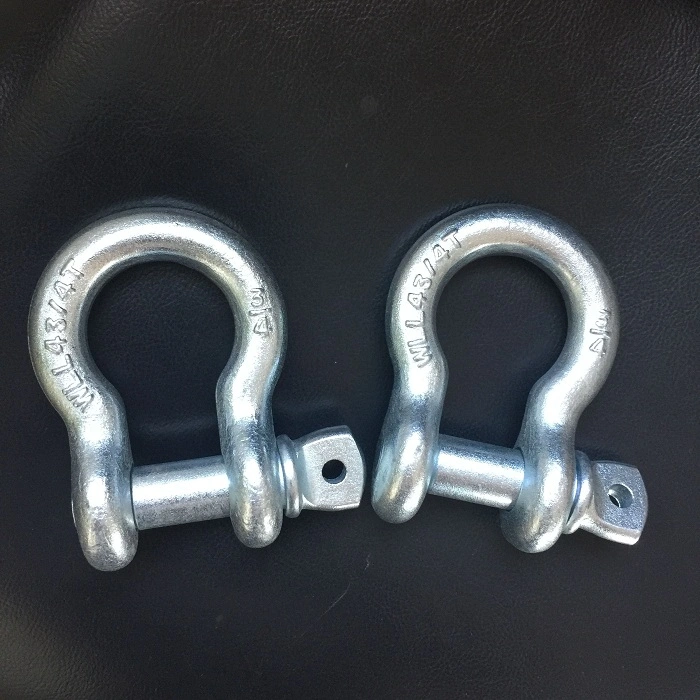 High Tension 5/8 Us Type Hot Dipped Galvanized Bow Shackle