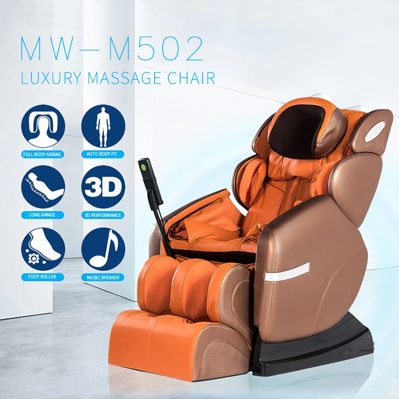 Wholesale/Supplier Full Body Shiatsu Massage Chair 2022 Orange