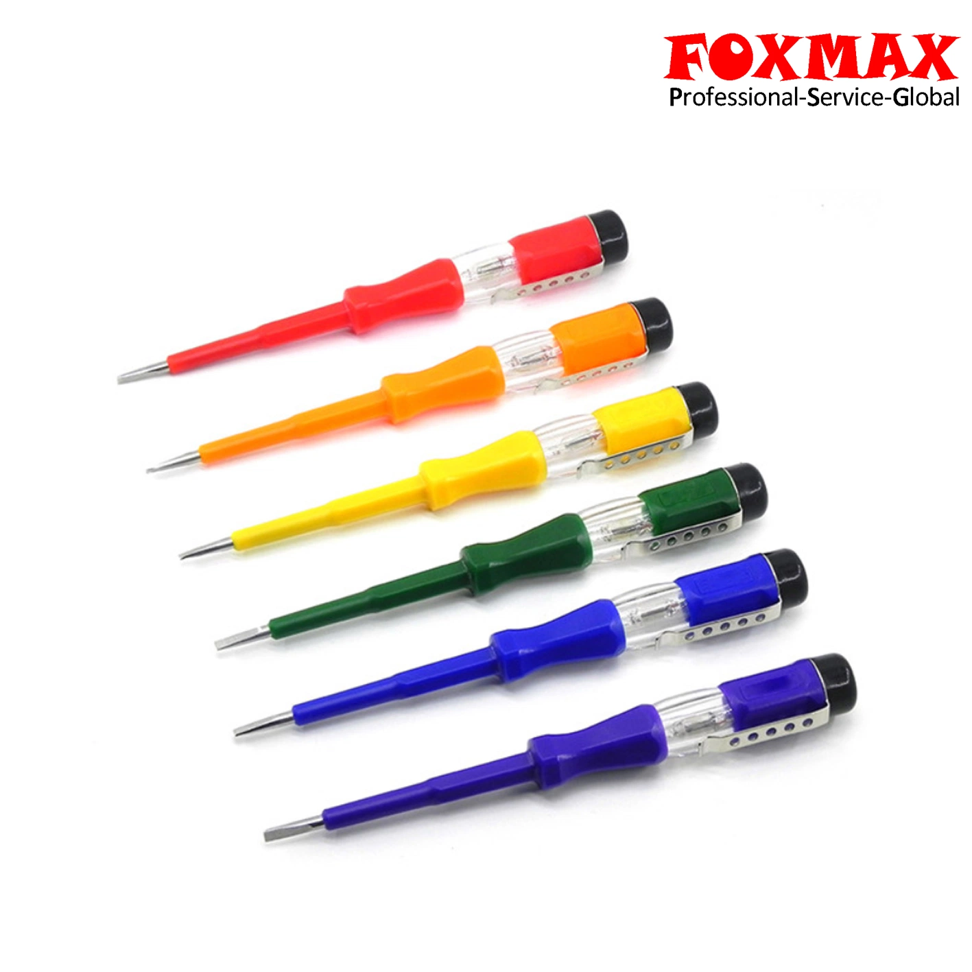 قلم اختبار الجهد الكهربائي لمفك القلم الملون 140 مم (FXT-03)