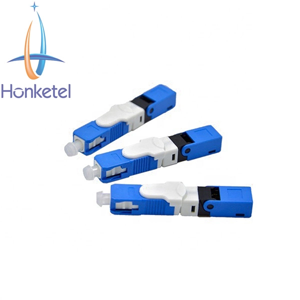 Singlemode Flat Cable Sc Upc Quick Connector Pre-Polished Ferrule Field Assembly Fiber Optical Sc Upc Fast Connector