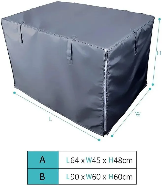 El polvo, la protección de viaje Heavy Duty Fabric cubierta de la caja de Pet de Oxford portátil ajustable jaula para jaula Gatos