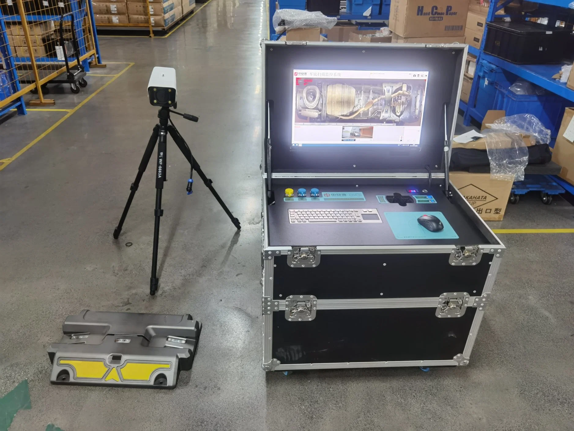 Water-Proof Uvss Under Vehicle Surveillance Inspection Area Color Scanning System