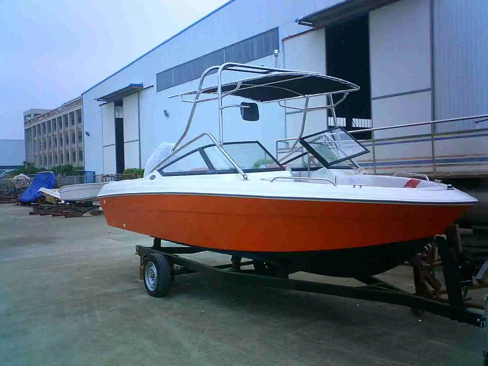 Js-180 Fiberglass 7 Passenger Sightseeing Lake or Fishing Boat